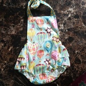 Hot Air Balloon open back romper